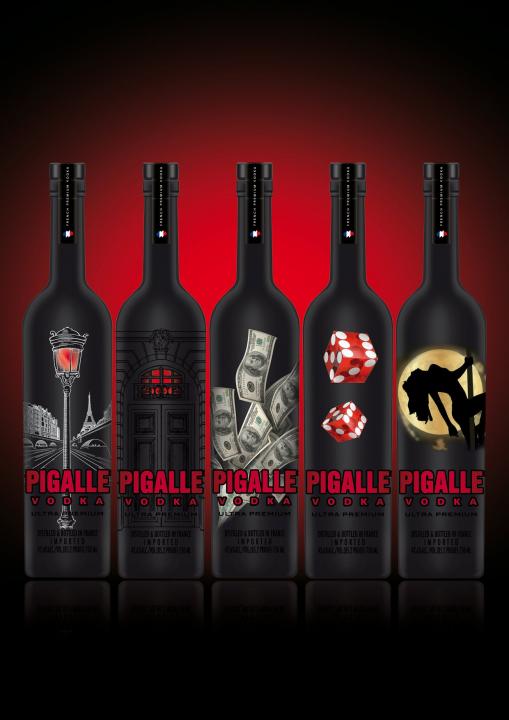 Pigalle ULTRA Premium Vodka GRAPS GAME DESIGN 4.5 Liter / 42.6 % Frankreich – Bild 2