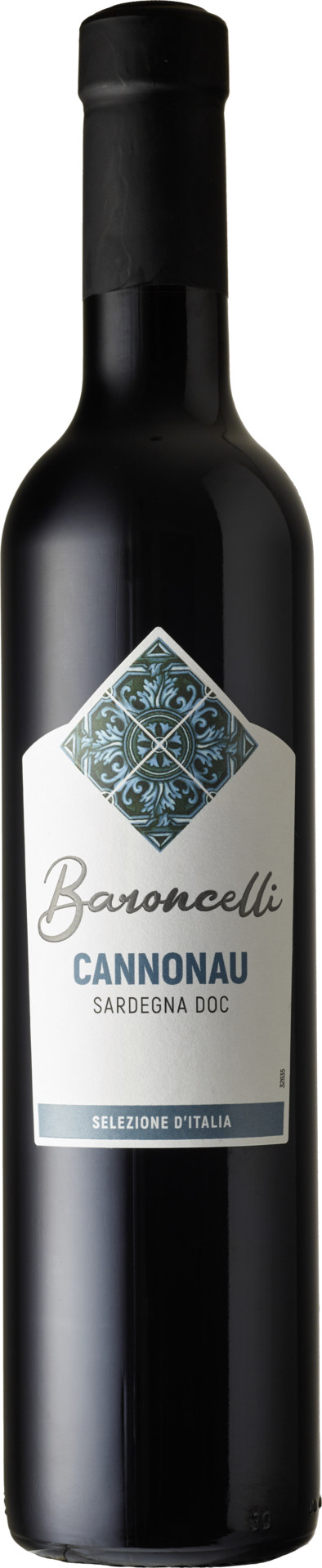 Baroncelli Cannonau Sardegna DOC 2024 Rotwein Kiste 6 x 50 cl / 13 % Italien – Flasche