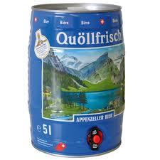 Appenzeller Quöllfrisch Lager Bier Fass 5 Liter / 4.8 % Schweiz