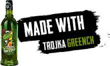 TROJKA GREENCH HOT DRINK Vodka Likör 70 cl / 17 % Schweiz – Bild 2