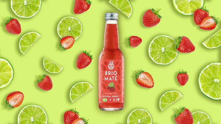 BRIO-MATE-STRAWBERR-LIME-Natural-Energy-Glasflasche-Kiste-24-x-330-ml-Schweiz
