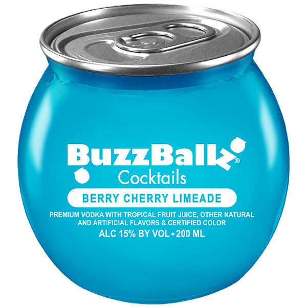 BuzzBallz Berry Cherry Limeade Cocktail 200 ml / 15 % USA – Produktansicht