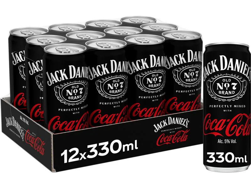JACK DANIEL'S with Coca-Cola Dose Kiste 12 x 330 ml / 5 % Schweiz
