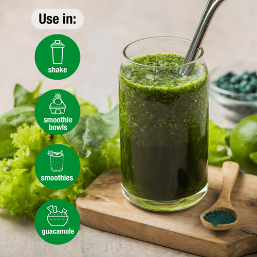 Purasana-Superfood-SPIRULINA-Powder-BIO-200-Gramm-China-info1