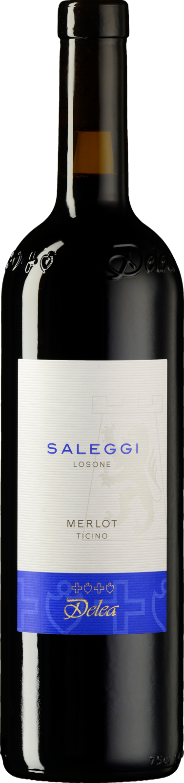 Angelo Delea Merlot di Losone Ticino DOC Saleggi 2024 Rotwein Kiste 6 x 75 cl / 13 % Schweiz – Produktansicht