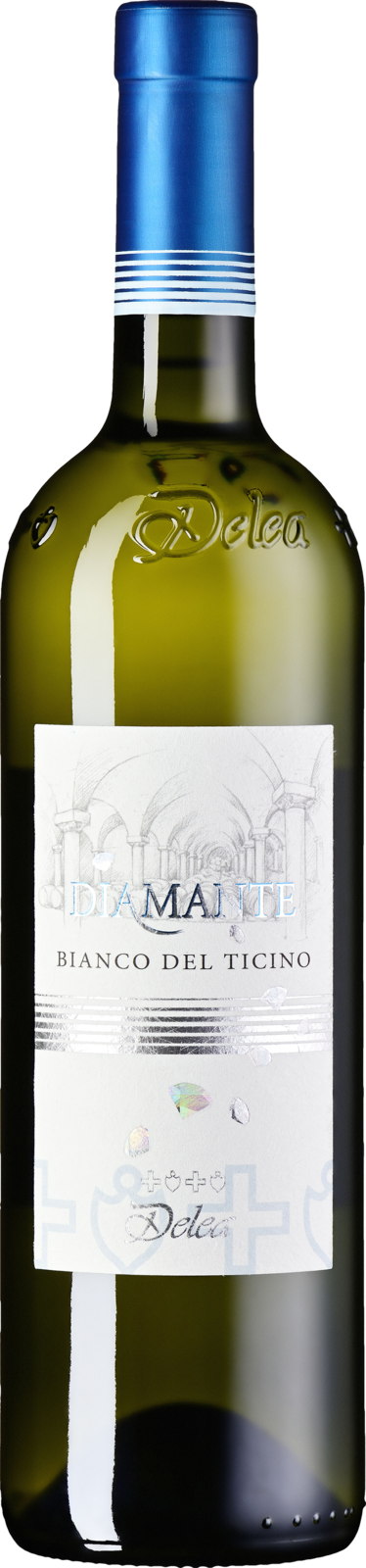 Angelo Delea Diamante Bianco del Ticino DOC 2018 Weisswein Kiste 6 x 75 cl / 13.5 % Schweiz – Produktansicht