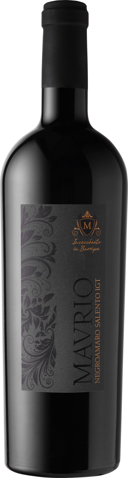Mavrio Negroamaro Salento IGP 2022 Rotwein Kiste 6 x 150 cl / 14.5 % Schweiz – Produktansicht