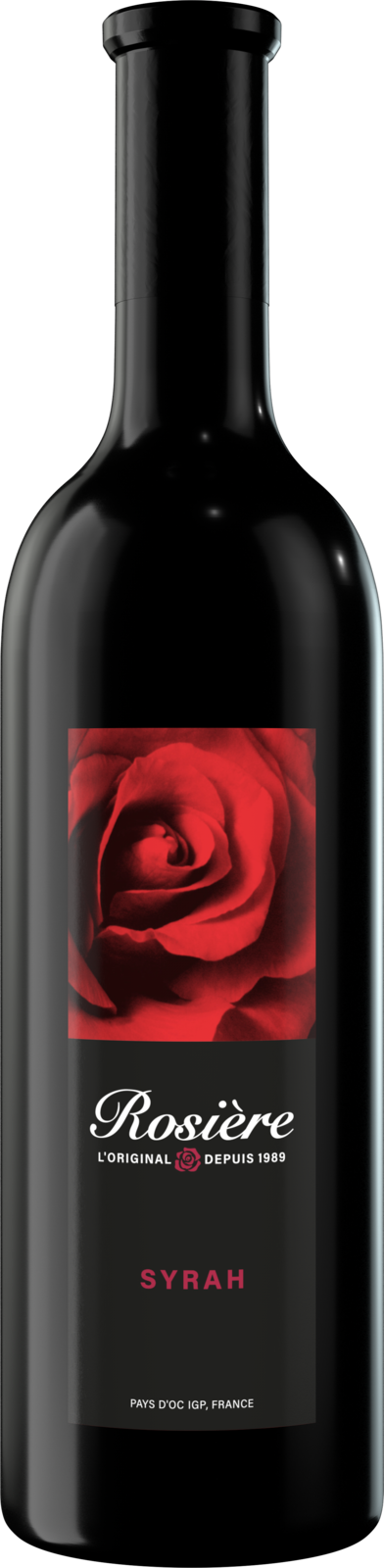 Rosière Syrah Pays d'Oc IGP demi-doux 2023 Rotwein Kiste 6 x 150 cl / 12.5 % Schweiz – Produktansicht
