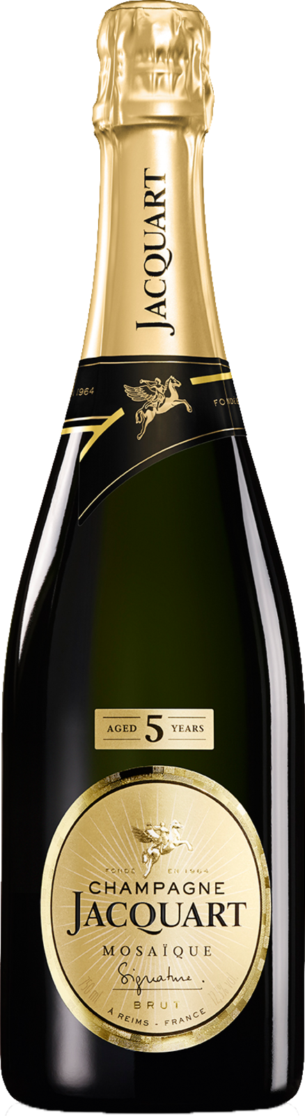 Champagne Jacquart Brut Signature im Etui Schaumwein Kiste 6 x 75 cl / 12.5 % Frankreich – Produktansicht