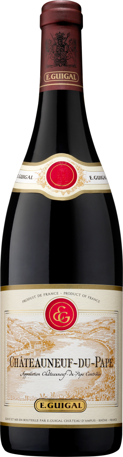 E. Guigal Châteauneuf du Pape AC 2022 Rotwein Kiste 6 x 75 cl / 15 % Frankreich – Produktansicht