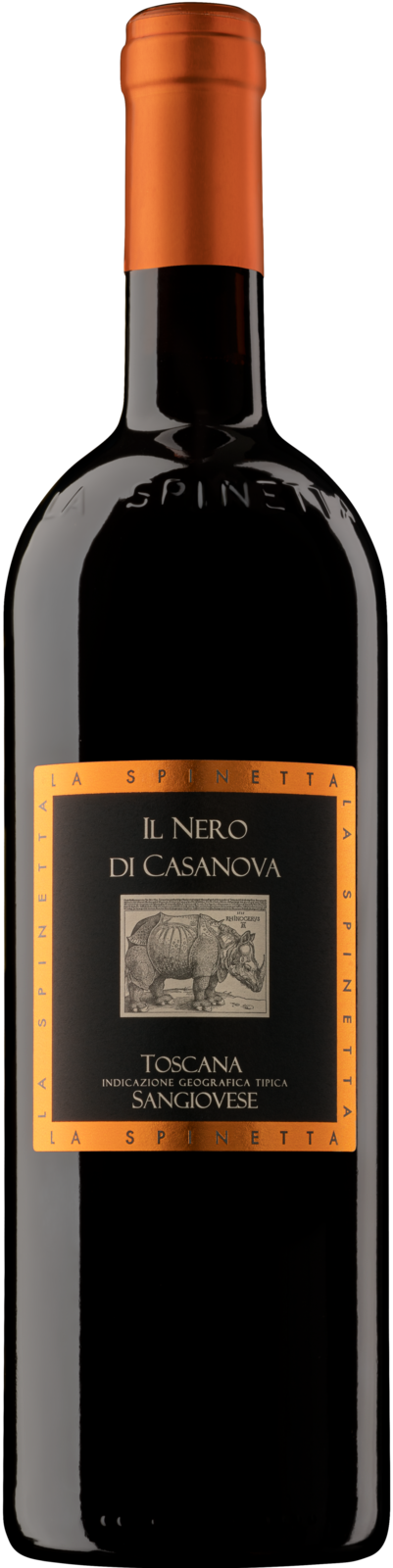 La Spinetta Il Nero di Casanova Toscana Sangiovese IGT Bio 2022 Rotwein Kiste 6 x 75 cl / 13.5 % Italien – Produktansicht