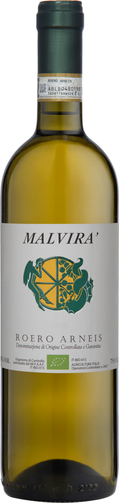 Malvirà Roero Arneis DOCG - Bio 2024 Weisswein Kiste 6 x 75 cl / 12 % Italien – Produktansicht