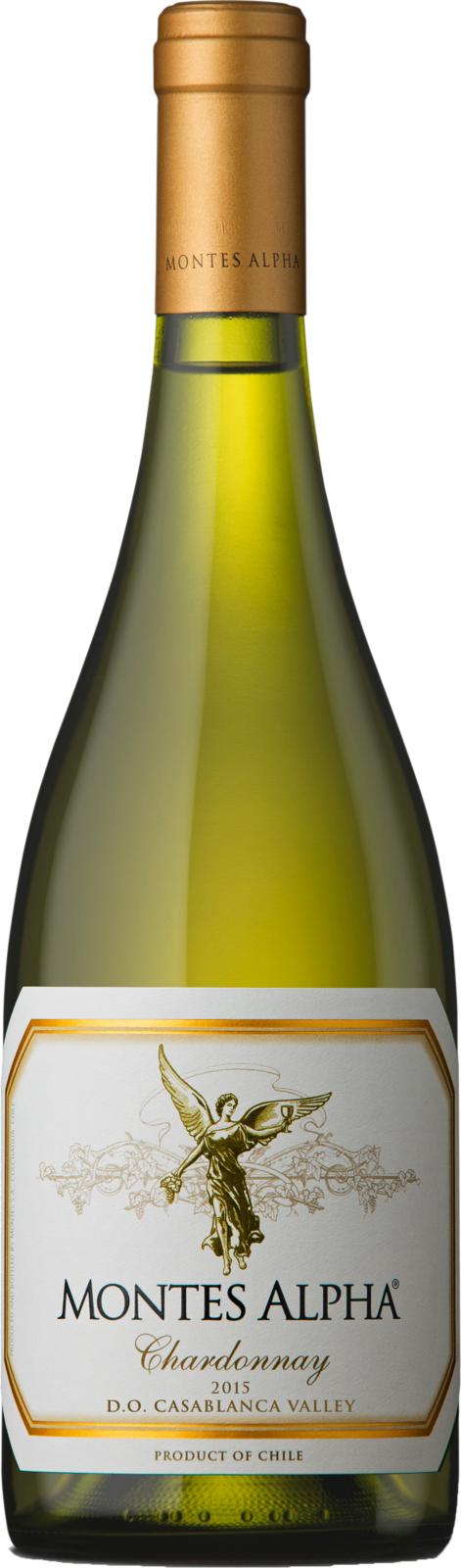 Montes Alpha Chardonnay DO 2023 Weisswein Kiste 6 x 75 cl / 14 % Chile – Produktansicht