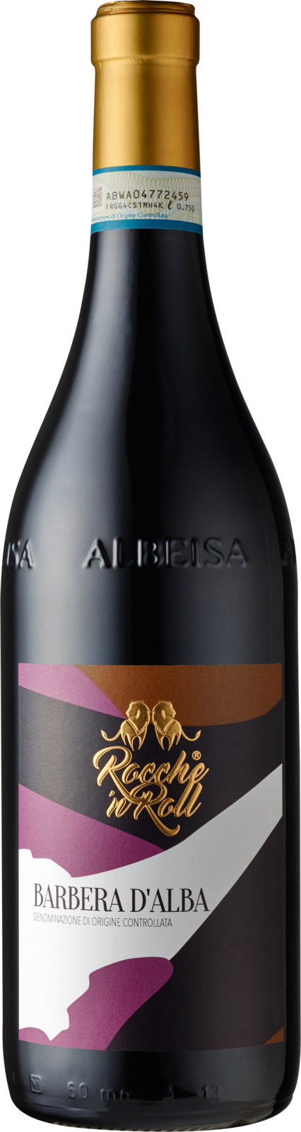 Rocche'n Roll by RDM Barbera d'Alba DOC 2021 Rotwein Kiste 6 x 75 cl / 14 % Italien – Produktansicht