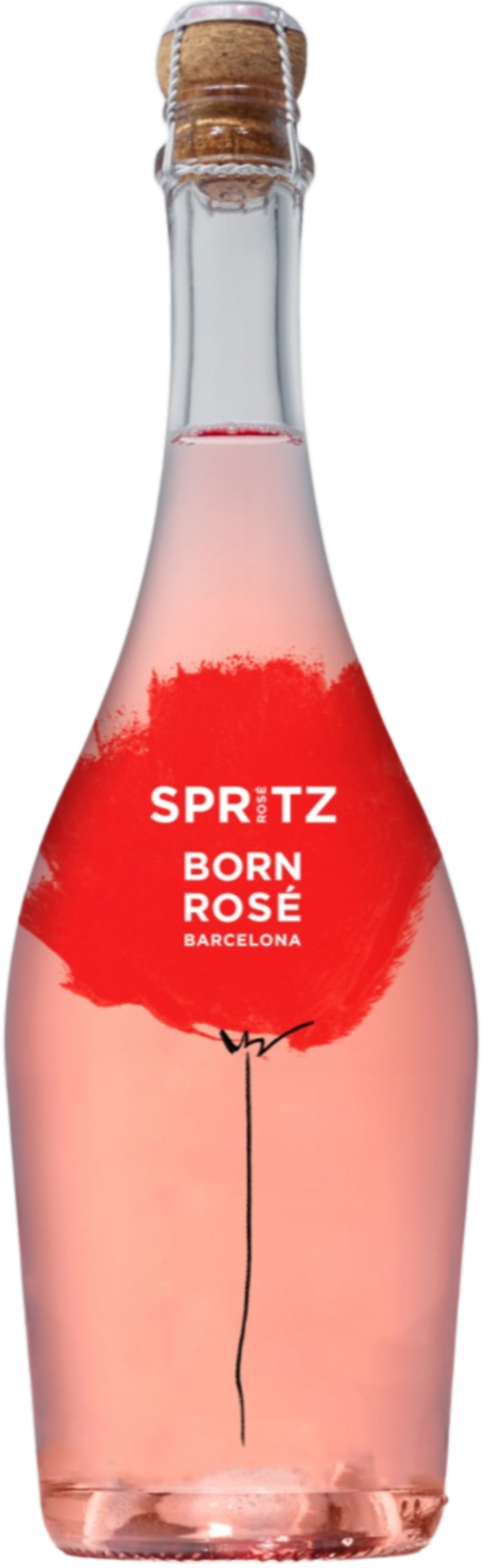 BORN ROSÉ BORN ROSÉ - Spritz Vegan Weinhaltiges Getränk Kiste 6 x 75 cl / 8 % Spanien – Produktansicht