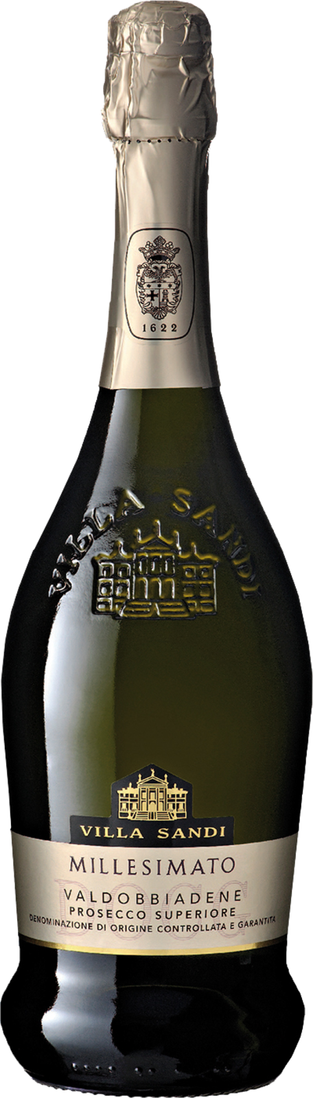Villa Sandi Prosecco Valdobbiadene Sup. DOCG Millesimato Brut 2023 Schaumwein Kiste 6 x 75 cl / 11 % Italien – Produktansicht