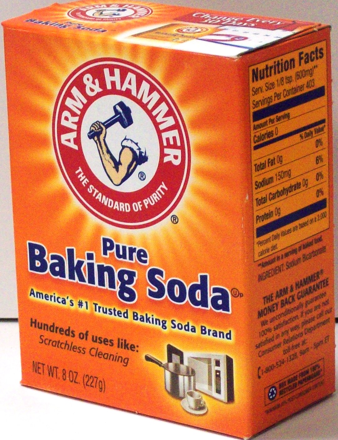 Arm & Hammer Pure Baking Soda Natron Kiste 24 x 227 Gramm USA – Ansicht 1
