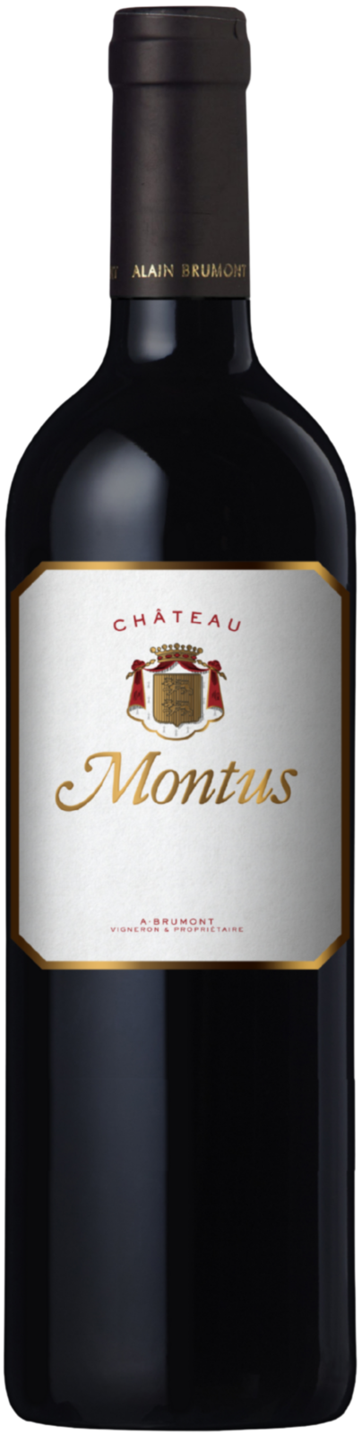 Alain Brumont Château Montus Madiran AOC 2021 Rotwein Kiste 6 x 75 cl / 13 % Frankreich – Flasche