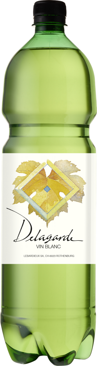 Delagarde Vin de cuisine blanc de différents pays d’UE-/tier Weisswein Kiste 24 x 150 cl PET – Produktansicht