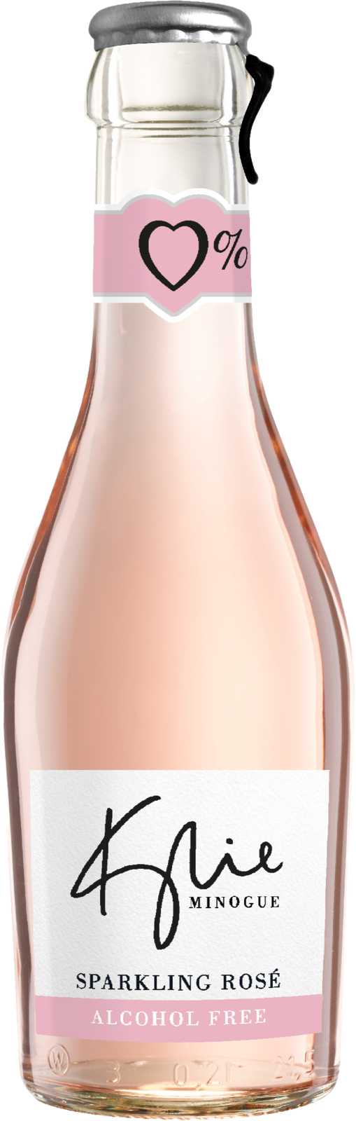Kylie Minogue 0,0% Sparkling Rosé Alkoholfreier Schaumwein Kiste 12 x 20 cl – Produktansicht