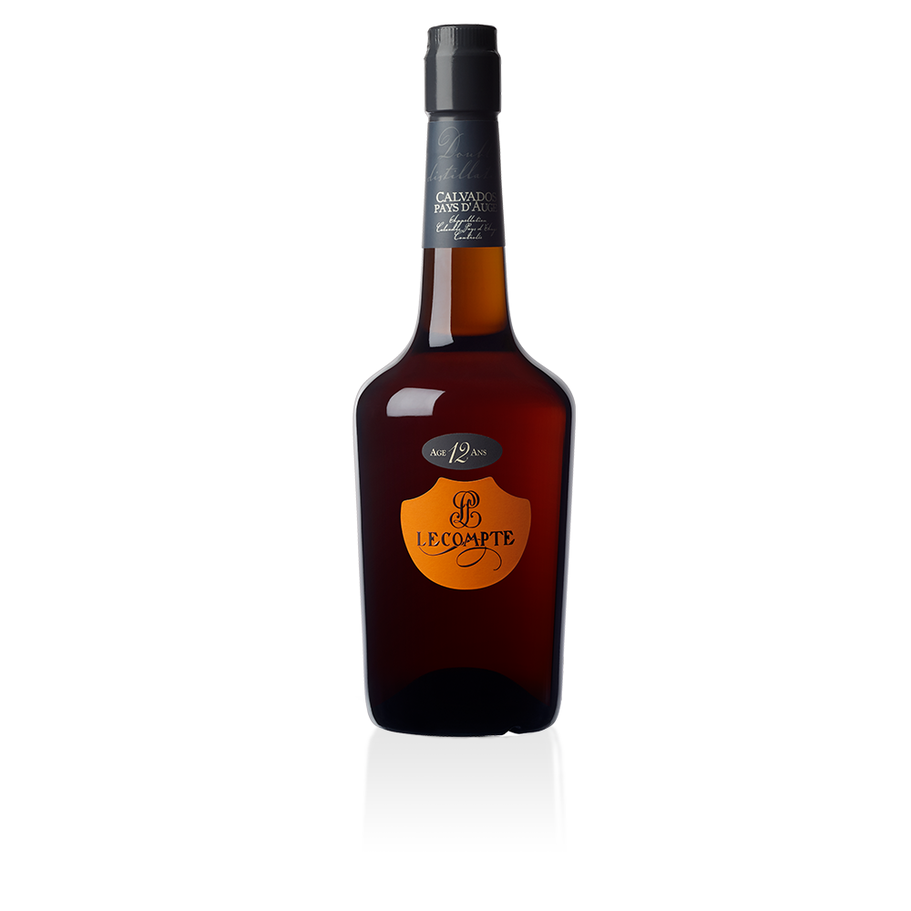 Lecompte Calvados Pays d'Auge 12 Jahre 70 cl / 40 % Frankreich – Flasche