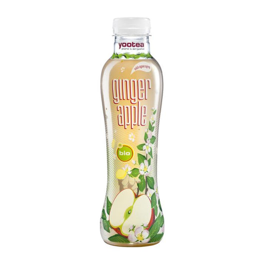 yootea GINGER APPLE – PURE JOY PET Kiste 24 x 500 ml Schweiz – Bild 2