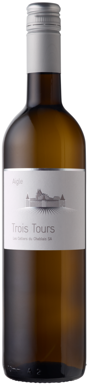 Celliers du Chablais Trois Tours Aigle Chablais AOC 2025 Weisswein Kiste 6 x 75 cl – Produktansicht