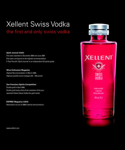 XELLENT Swiss Premium Vodka 70 cl / 40 % Schweiz – Bild 2
