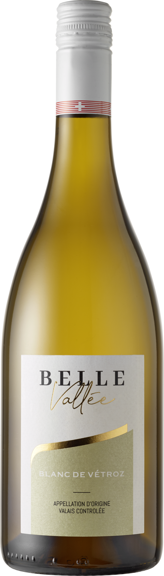 Belle Vallée Blanc de Vétroz AOC Valais 2023 Weisswein Kiste 6 x 75 cl / 12 % Schweiz – Flasche