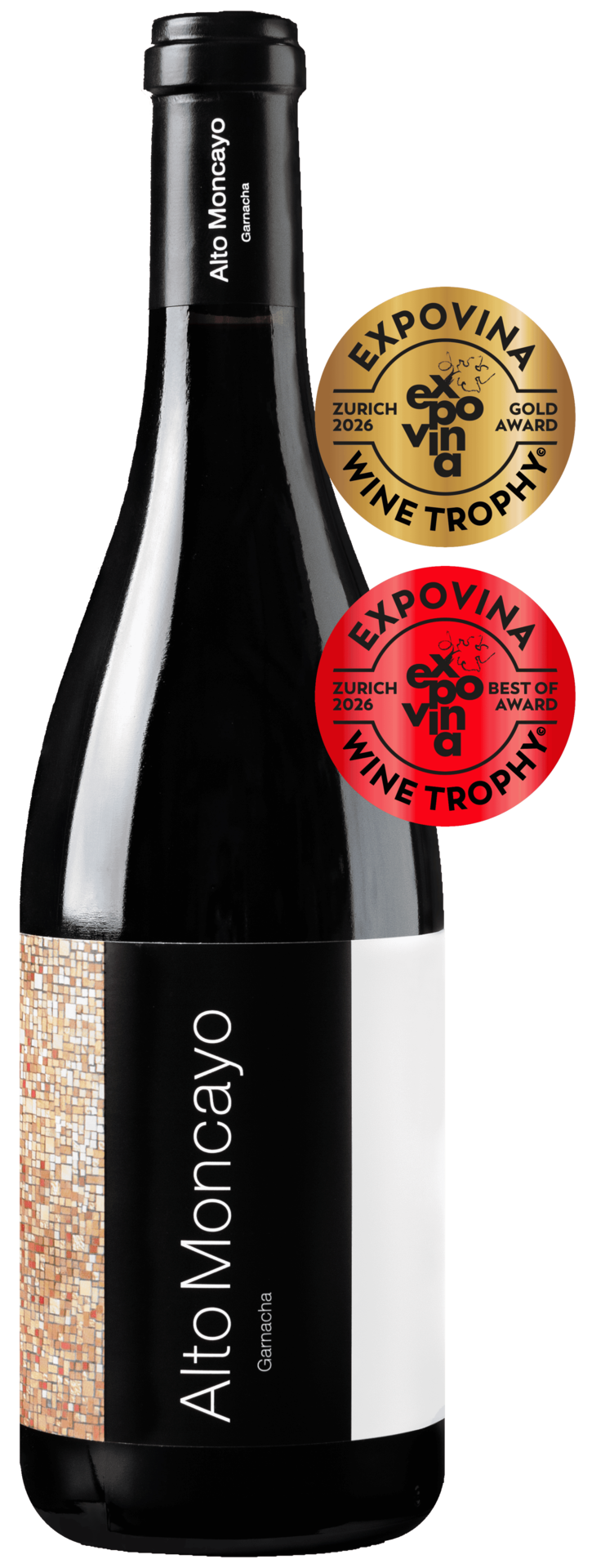 Bodegas Alto Moncayo Campo de Borja D.O. Alto Moncayo 2023 Rotwein 150 cl Magnum in Holzkiste / 16 % Spanien – Flasche