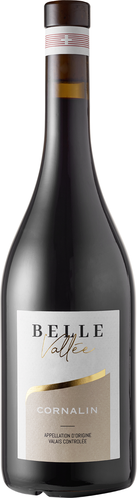 Belle Vallée Cornalin AOC Valais 2022 Rotwein Kiste 6 x 75 cl / 13 % Schweiz – Flasche