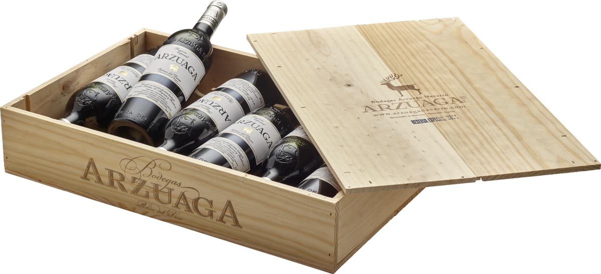 Bodegas Arzuaga Ribera del Duero D.O. Reserva Especial Arzuaga 2020 Rotwein Holzkiste 6 x 75 cl / 14.5 % Spanien – Flasche