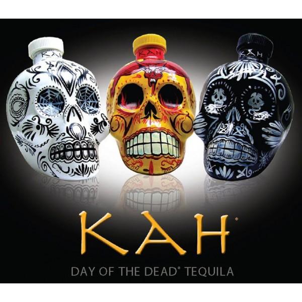 KAH Tequila REPOSADO Skullflasche 75 cl / 40 % Mexico – Bild 2