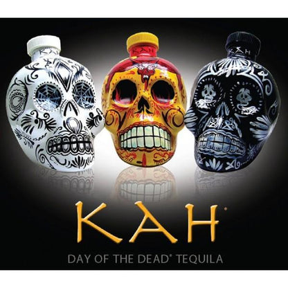 KAH Tequila REPOSADO Skullflasche 75 cl / 40 % Mexico – Bild 2