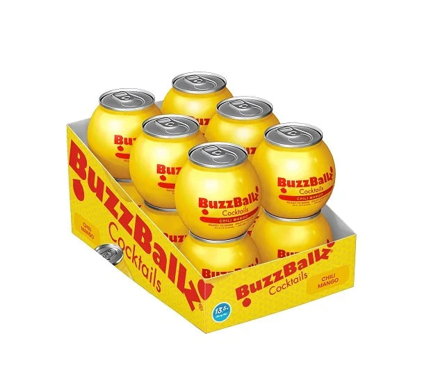 BuzzBallz CHILLI MANGO Cocktail 200 ml / 15 % USA – Produktansicht