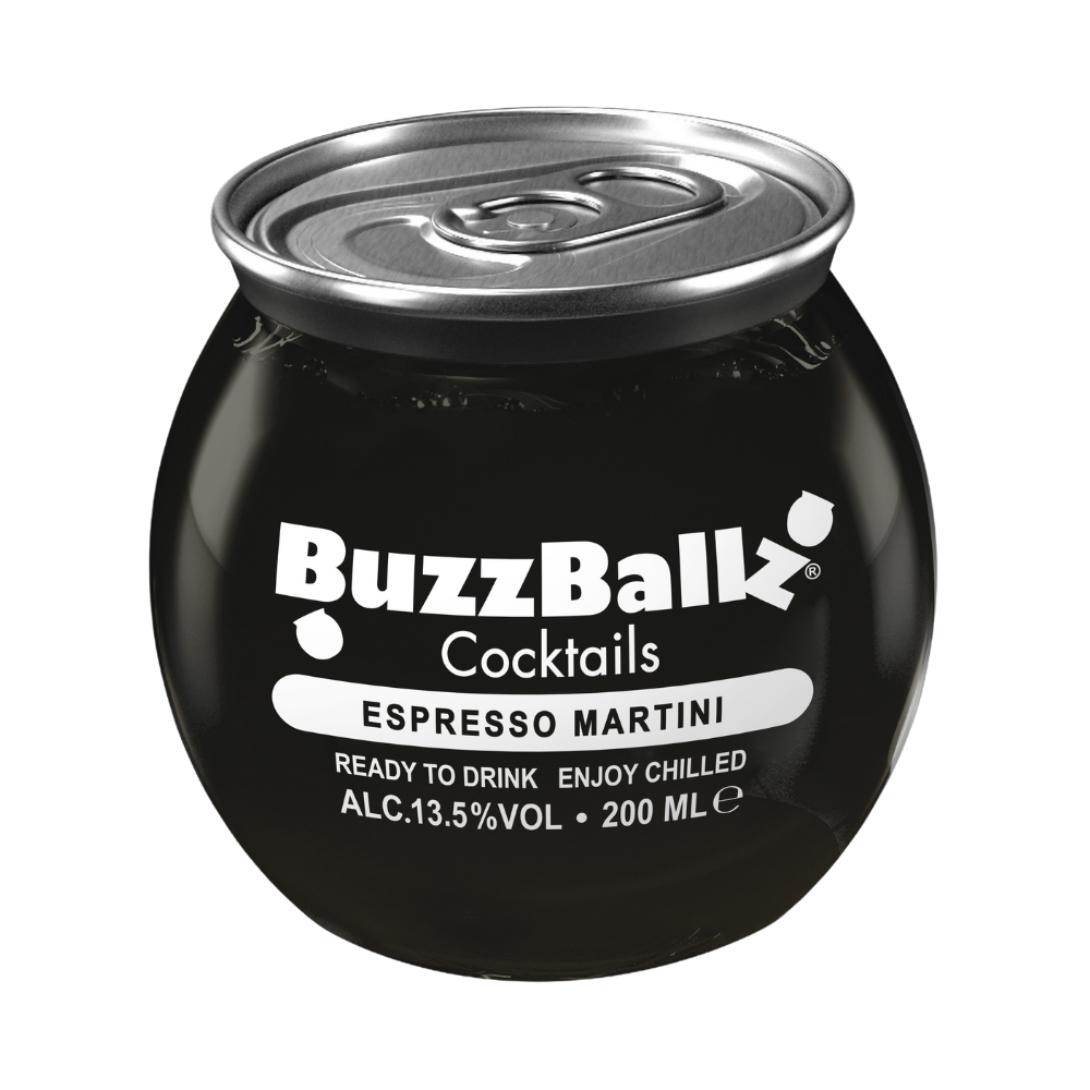 BuzzBallz Espresso Martini Cocktail Kiste 12 x 200 ml / 15 % USA – Produktansicht