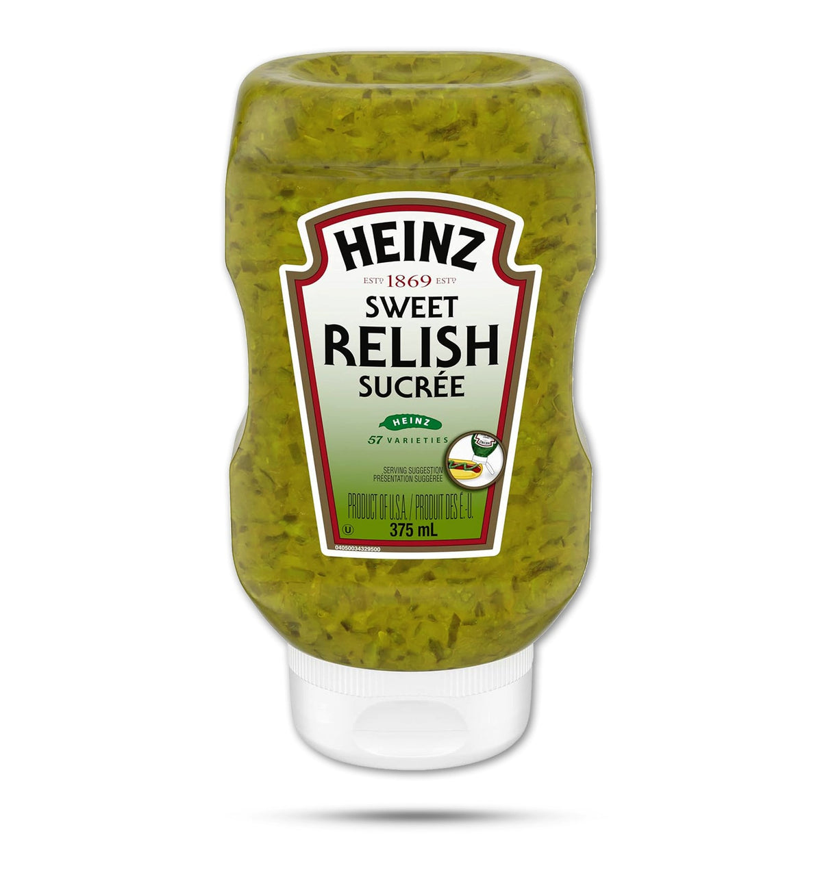 Heinz Sweet Relish Squeeze Flasche Kiste 12 x 375 ml USA – Ansicht 1