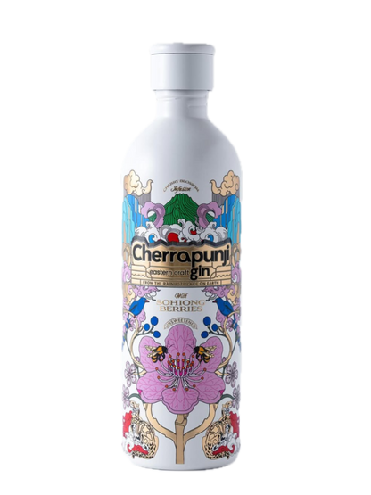 Cherrapunji Sohiong Berry Gin 75 cl / 42.8 % Indien – Flasche Vorderansicht