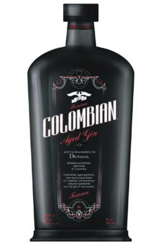 COLOMBIAN Aged Gin Black TREASURE 70 cl / 43 % Kolumbien