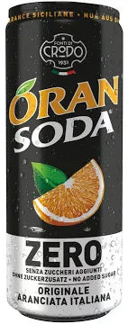 Oran Soda l'Aranciata ZERO Kiste 24 x 330 ml Italien