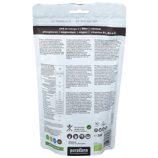 Purasana-Superfood-CHIA-SEEDS-BIO-200-Gramm-Paraguay1