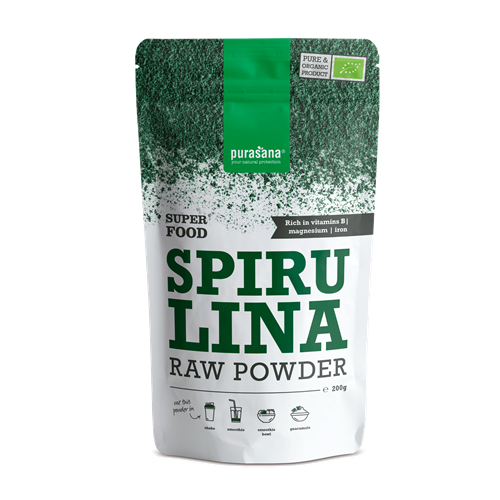 Purasana-Superfood-SPIRULINA-Powder-BIO-200-Gramm-China-Front