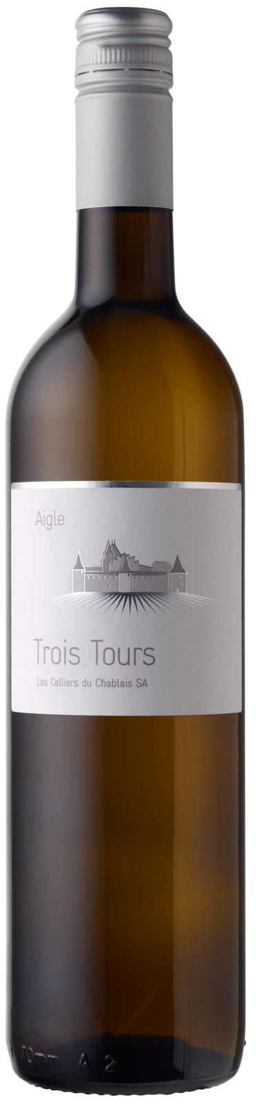 Celliers du Chablais Trois Tours Aigle Chablais AOC 2024 Weisswein Kiste 12 x 37.5 cl / 12.6 % Schweiz – Produktansicht