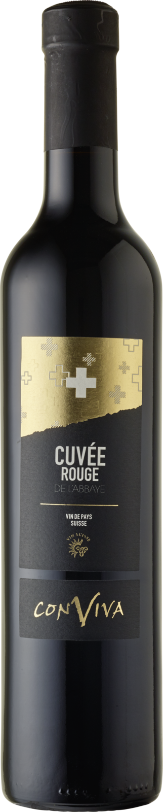 Conviva Cuvée rouge Vin de Pays Suisse 2023 Rotwein Kiste 6 x 50 cl / 13.5 % Schweiz – Produktansicht