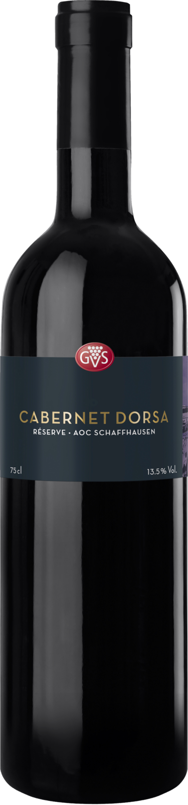 GVS Weinkellerei Cabernet Dorsa Réserve Schaffhausen AOC 2023 Rotwein Kiste 6 x 75 cl / 13.7 % Schweiz – Produktansicht
