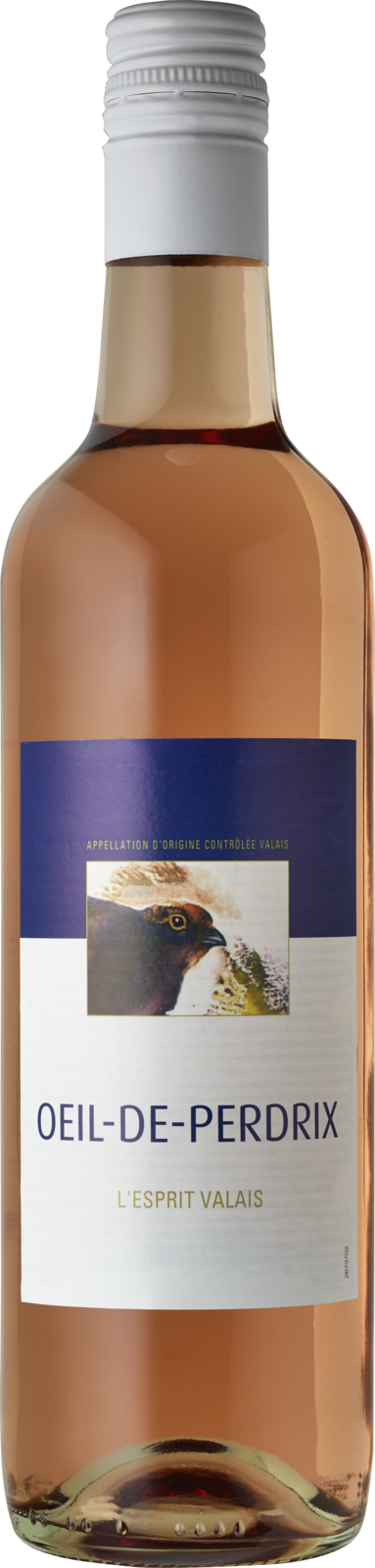 L'Esprit Valaisan Oeil-de-Perdrix AOC Valais Rosé Kiste 12 x 50 cl / 13 % Schweiz – Produktansicht