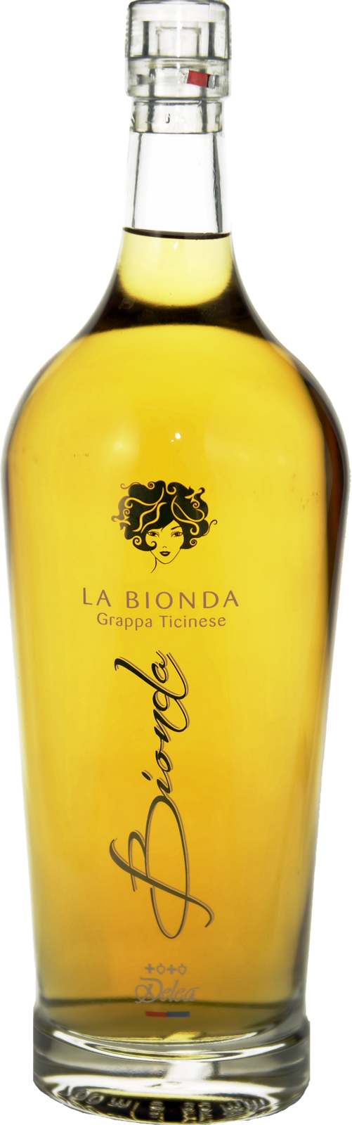 Angelo Delea Grappa Vecchia Le Morbide La Bionda Kiste 4 x 70 cl / 40 % Schweiz – Produktansicht