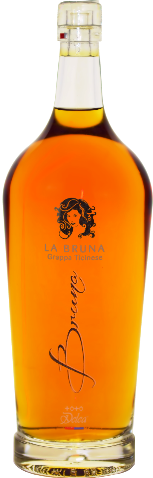 Angelo Delea Grappa Vecchia Le Morbide La Bruna Kiste 4 x 70 cl / 40 % Schweiz – Produktansicht