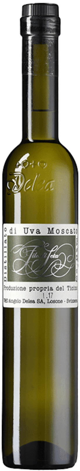 Angelo Delea Grappa Filo di Seta Kiste 6 x 50 cl / 43 % Schweiz – Produktansicht