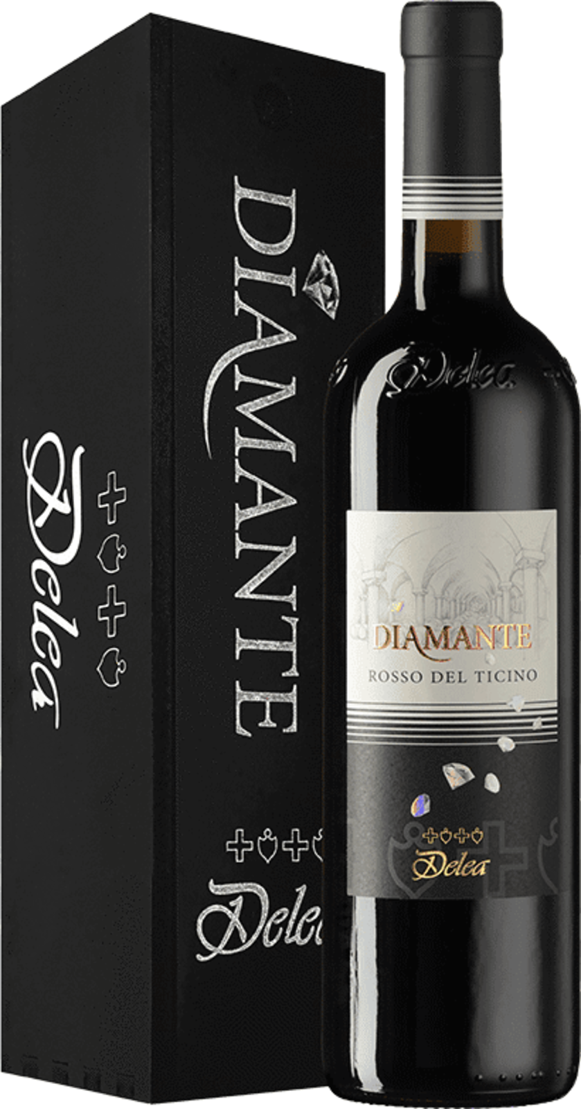 Angelo Delea Diamante Rosso DOC Ticino 2019 Rotwein 75 cl / 15.5 % Schweiz – Produktansicht